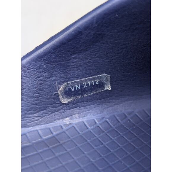 OOFOS OOahh Recovery Mens Slides Size 13 Navy White Gym Fitness - Picture 7 of 8